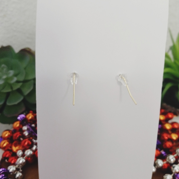 Fun gummy bear rainbow lgbtq pride dangle resin earrings - Picture 5 of 13